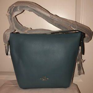 Coach Blue Dufflette Crossbody bag